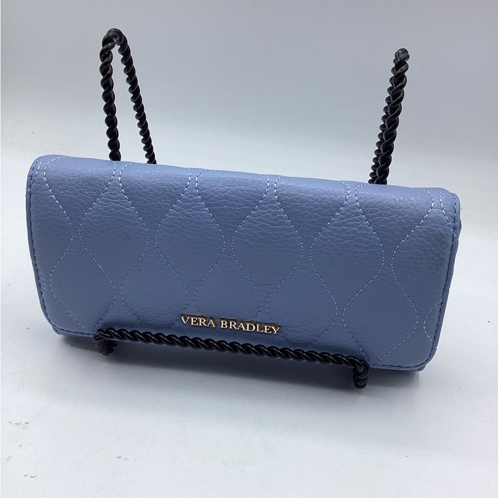 Vera Bradley Light Blue Flap All in One Wallet/Wristlet
